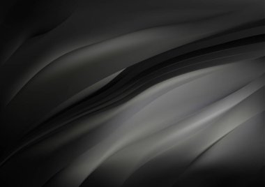 Siyah ve Beyaz Soyut Arkaplan Vektör İllüstrasyon Tasarımı