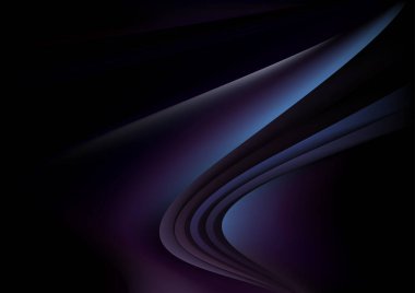 Mavi Mor Pürüzsüz Arkaplan Vektör Çizim Tasarımı