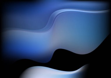 Mavi Tasarım Dinamik Arkaplan Vektör İllüstrasyon Tasarımı