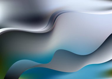 Mavi Su Çoklu Renkli Arkaplan Vektör İllüstrasyon Tasarımı