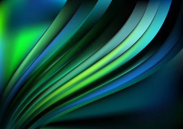 Vert Fermer Multicolore Fond Vectoriel Illustration Design — Image vectorielle