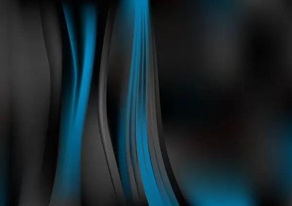 Μπλε Τυρκουάζ Fractal Φόντο Διάνυσμα Σχεδιασμός Εικονογράφησης — Διανυσματικό Αρχείο