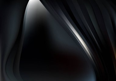 Siyah Işık Fütüristik Arkaplan Vektör Çizimi Tasarımı