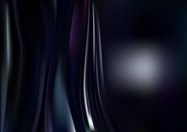 Siyah Mor Dijital Arkaplan Vektörü Resmetme Tasarımı