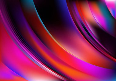 Mavi Mor Pürüzsüz Arkaplan Vektör Çizim Tasarımı