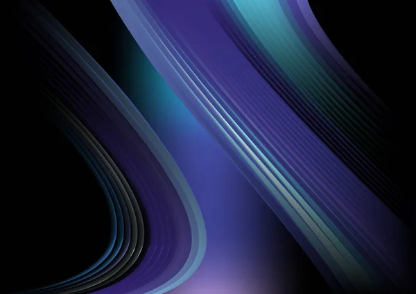 蓝色紫罗兰艺术背景矢量画图设计 — 图库矢量图片