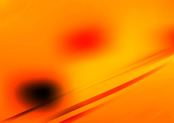橙色红外光背景矢量图解设计 — 图库矢量图片