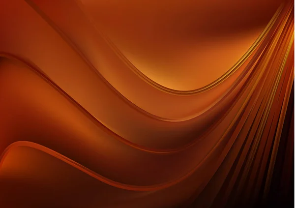 Orange Braun Element Hintergrund Vektor Illustration Design — Stockvektor