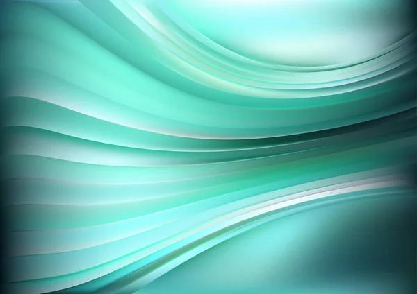 Blue Aqua Futuristischer Hintergrund Vektor Illustration Design — Stockvektor