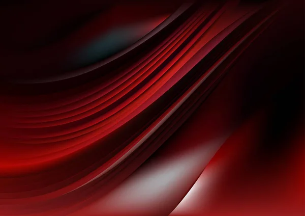 Roter Textiler Fraktaler Hintergrund Vektor Illustration Design — Stockvektor