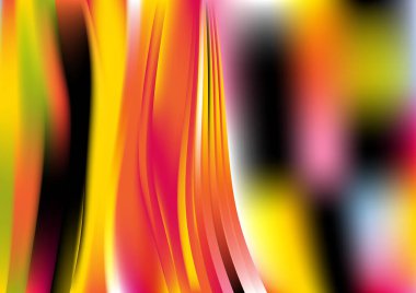 Sarı Işık Pürüzsüz Arkaplan Vektör İllüstrasyon Tasarımı