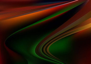 Yeşil Turuncu Seçkin Arkaplan Vektörü Resmetme Tasarımı