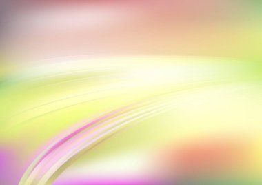 Yeşil Gökyüzü Pürüzsüz Arkaplan Vektör Çizim Tasarımı