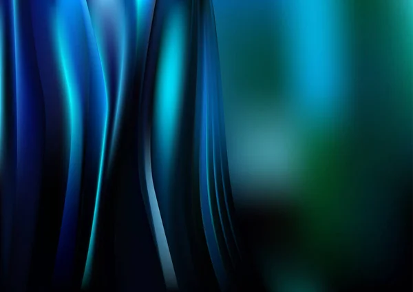 Blauw Turquoise Creatieve Achtergrond Vector Illustratie Ontwerp — Stockvector