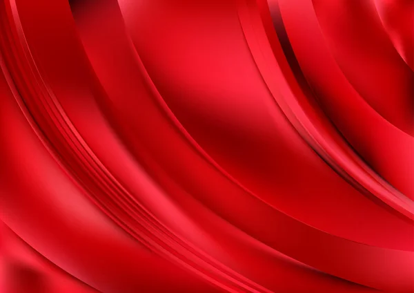 Elemento Tessile Rosso Sfondo Vettoriale Illustrazione Design — Vettoriale Stock
