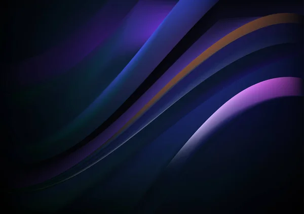 青紫滑らかな背景ベクトルイラストデザイン — ストックベクタ