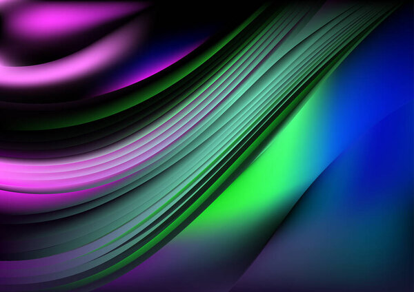 Green Purple Decorative Background Vector Illustration Design