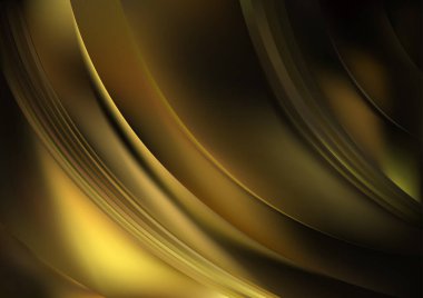 Sarı Altın Modern Arkaplan Vektör İllüstrasyon Tasarımı