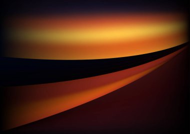 Turuncu Yatay Dekoratif Arkaplan Vektör İllüstrasyon Tasarımı