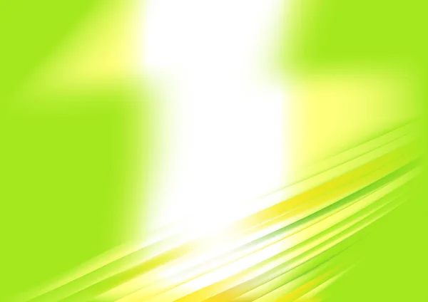 Green Orange Dynamic Background Vector Illustration Design — Stock Vector