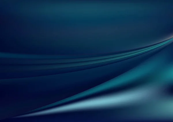 Bleu Turquoise Élégant Fond Vectoriel Illustration Design — Image vectorielle