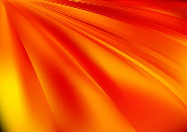 Oranje Geel Gladde Achtergrond Vector Illustratie Ontwerp — Stockvector