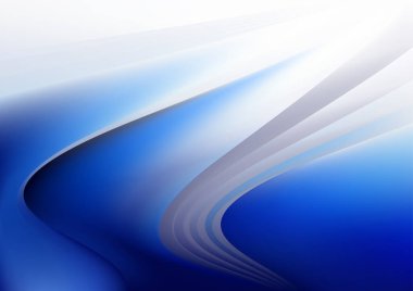 Mavi Su Pürüzsüz Arkaplan Vektör İllüstrasyon Tasarımı