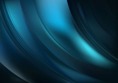 Mavi Turkuaz Modern Arkaplan Vektör İllüstrasyon Tasarımı