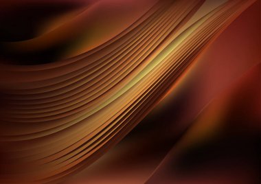 Turuncu Kahverengi Modern Arkaplan Vektör İllüstrasyon Tasarımı