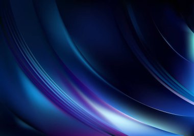 Mavi Mor Dijital Arkaplan Vektörü Resmetme Tasarımı