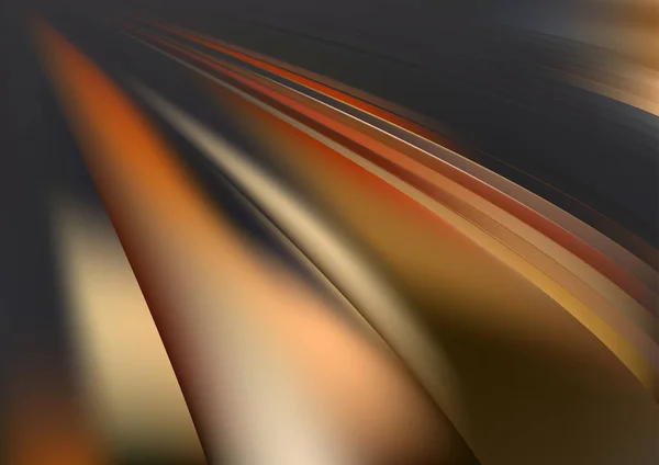 Orange Line Abstract Background Vector Illustration Design — Stock Vector