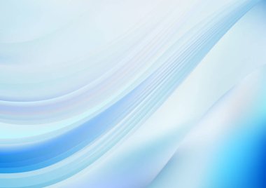 Mavi Gökyüzü Dekoratif Arkaplan Vektörü İllüstrasyon Tasarımı