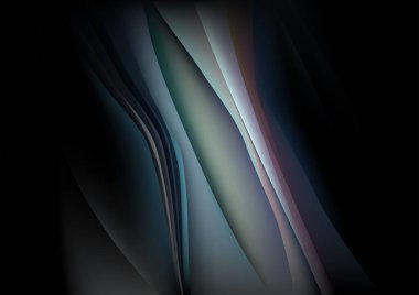 Siyah Işık Güzel Arkaplan Vektör Çizimi Tasarımı