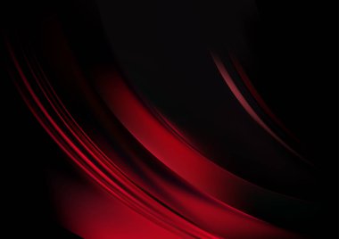 Kırmızı Işık Fütüristik Arkaplan Vektör İllüstrasyon Tasarımı