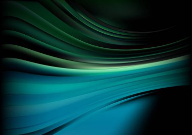 Mavi Su Zarif Arkaplan Vektörü İllüstrasyon Tasarımı