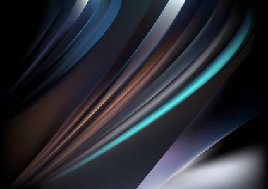 Mavi Turkuaz Soyut Arkaplan Vektör İllüstrasyon Tasarımı