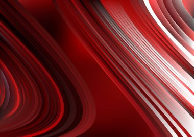 Kırmızı Hat Modern Arkaplan Vektör İllüstrasyon Tasarımı