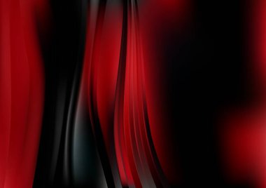 Kırmızı Tekstil Şablonu Arkaplan Vektör İllüstrasyon Tasarımı