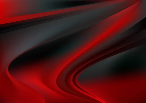 赤オレンジ色のフラクタル背景ベクトルイラストデザイン — ストックベクタ