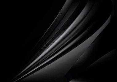 Siyah ve Beyaz Dinamik Arkaplan Vektör İllüstrasyon Tasarımı