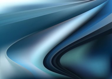 Mavi Turkuaz Soyut Arkaplan Vektör İllüstrasyon Tasarımı