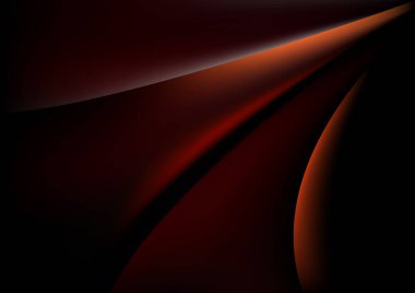 Turuncu Kırmızı Soyut Arkaplan Vektör İllüstrasyon Tasarımı