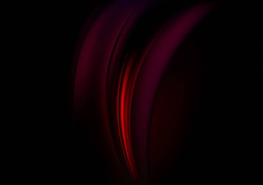 Siyah Pembe Fraktal Arkaplan Vektör İllüstrasyon Tasarımı