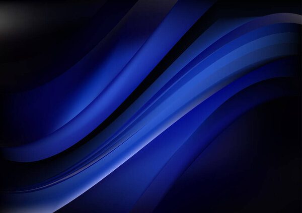 Blue Electric Blue Smooth Background Vector Illustration Design