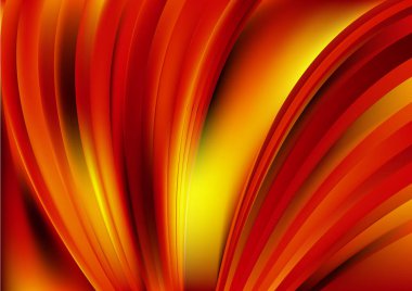 Turuncu Sarı Renkli Arkaplan Vektörü İllüstrasyon Tasarımı