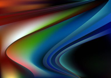 Mavi Renklilik Dekoratif Arkaplan Vektör İllüstrasyon Tasarımı