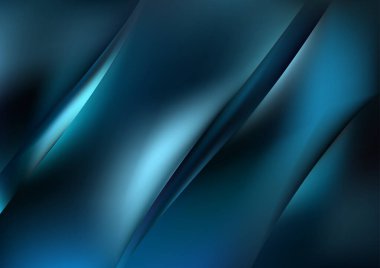 Mavi Turkuaz Yumuşak Arkaplan Vektör İllüstrasyon Tasarımı