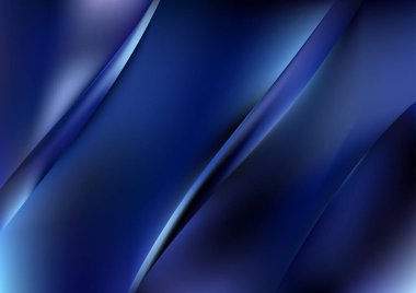 Mavi Kobalt Mavi Şablon Arkaplan Vektör İllüstrasyon Tasarımı