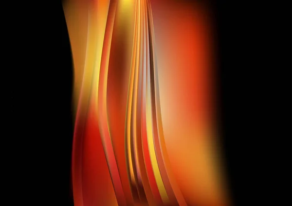 Πορτοκαλί Θερμότητας Όμορφο Φόντο Διάνυσμα Εικονογράφηση Σχεδιασμός — Διανυσματικό Αρχείο