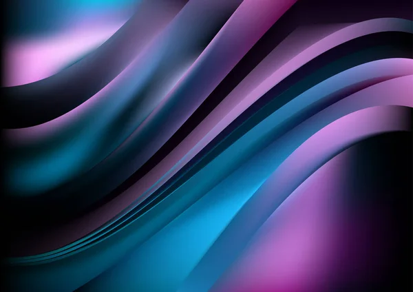 蓝色紫罗兰背景矢量图解设计 — 图库矢量图片
